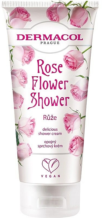 Kremowy żel pod prysznic Róża - Dermacol Rose Flower Shower Cream — Zdjęcie N1