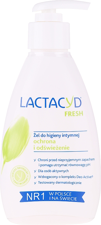 Środek do higieny intymnej z dozownikiem - Lactacyd Body Care (bez pudełka) — Zdjęcie N1