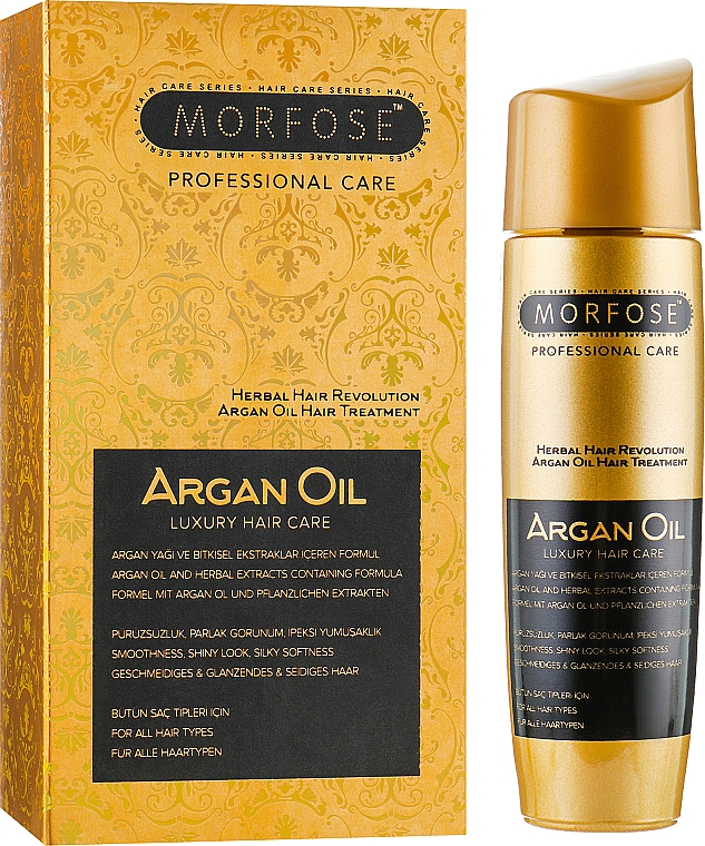 Olej arganowy - Morfose Luxury Hair Care Argan Oil Hair Treatment — Zdjęcie N1