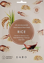 Kup Maska w płachcie do twarzy z ekstraktem z ryżu - Dabo I Need Nature Mask Sheet Rice