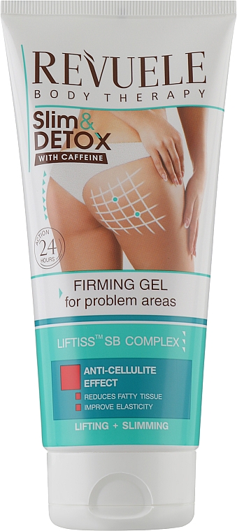 Antycellulitowy żel ujędrniający do ciała - Revuele Slim & Detox Firming Gel — Zdjęcie N1