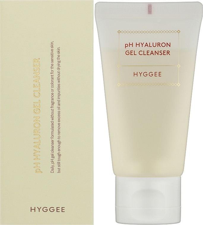 Nawilżający żel do mycia twarzy z kwasem hialuronowym - Hyggee Hyaluron Gel Cleanser — Zdjęcie N2