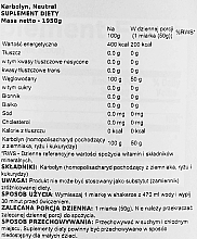 Suplement diety Karbolin w proszku - EFX Sports KarboLyn Neutral Flavor — Zdjęcie N2