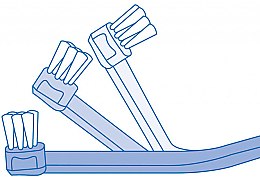 Jednopęczkowa szczoteczka do zębów Single CS 708, fioletowa - Curaprox CS 708 Implant — Zdjęcie N6