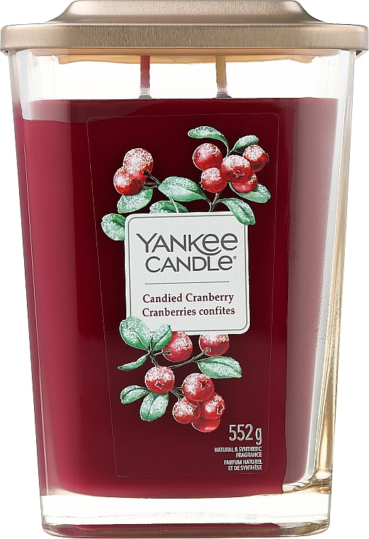 Świeca zapachowa - Yankee Candle Elevation Candied Cranberry — Zdjęcie N1