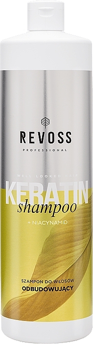 Regenerujący szampon do włosów z keratyną - Revoss Professional Keratin Shampoo — Zdjęcie N1