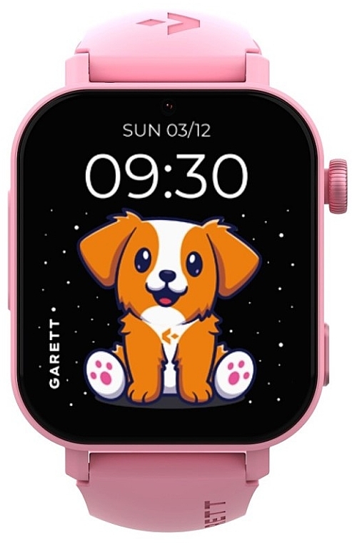 Inteligentny zegarek dziecięcy, różowy - Garett Smartwatch Kids Rel 4G — Zdjęcie N1