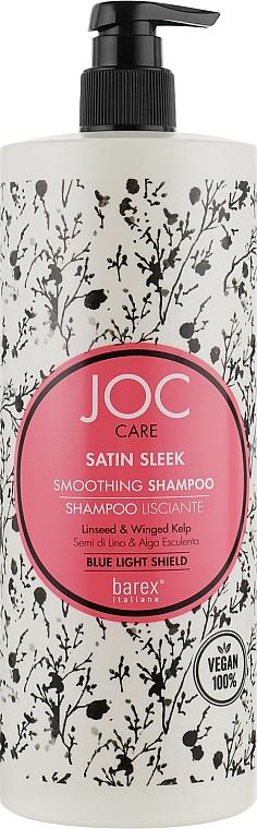 Szampon wygładzający do włosów niesfornych - Barex Joc Care Satin Sleek Smoothing Shampoo — Zdjęcie N3
