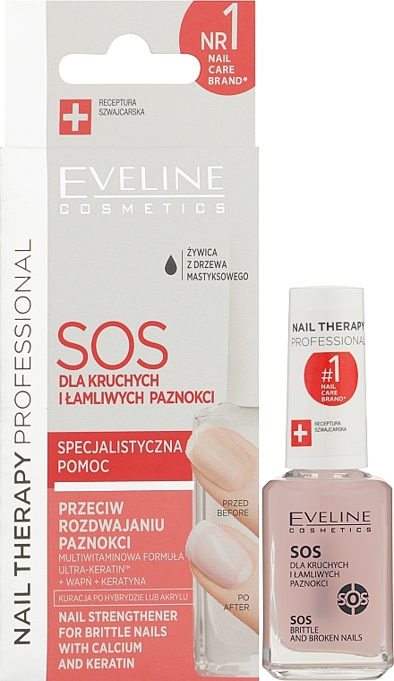 Arganowy balsam do skórek i paznokci - Eveline Cosmetics SOS X-Treme Care — Zdjęcie N1