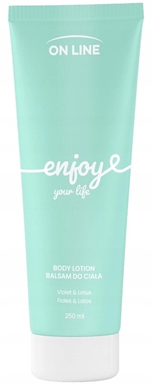 Balsam do ciała Violet & Lotos - On Line Enjoy Body Lotion  — Zdjęcie N1