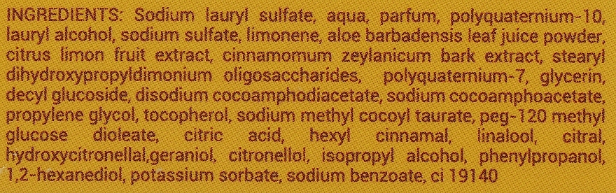 Szampon w kostce Cytryna i cynamon - Valquer Shampoo Bar With Lemon & Cinnamon Extract — Zdjęcie N2