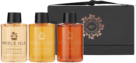 Noble Isle Warm & Spicy Bath & Shower Trio - Zestaw (sh/gel/3x75ml) — Zdjęcie N1
