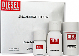Kup Diesel Plus Plus Masculine - Zestaw (edt/75ml + edt/30ml + deo/75ml)