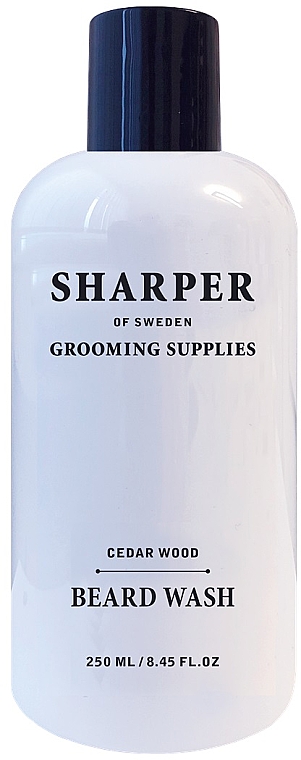 Szampon do brody - Sharper of Sweden Cedar Wood Beard Wash — Zdjęcie N1