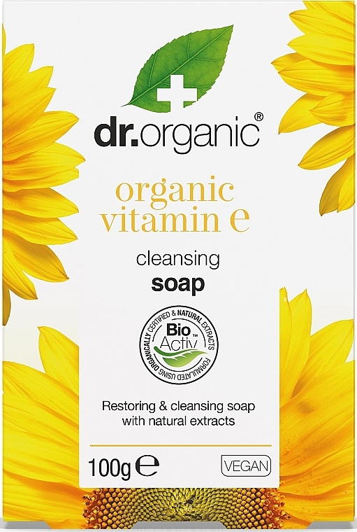 Mydło z witaminą E - Dr Organic Bioactive Skincare Organic Vitamin E Soap — Zdjęcie N2