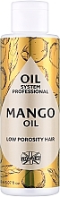 Olejek do włosów niskoporowatych z masłem mango - Ronney Professional Oil System Low Porosity Hair Mango Oil — Zdjęcie N1