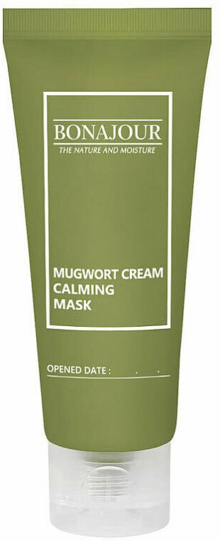 Nawilżająca maseczka do twarzy - Bonajour Mugwort Cream Calming Mask — Zdjęcie N1