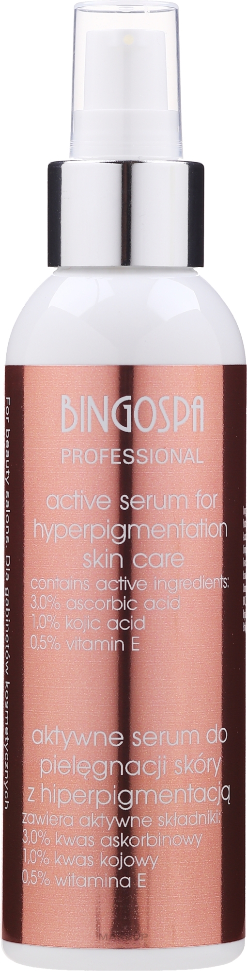 PRZECENA! Żelowe serum do pielęgnacji skóry z hiperpigmentacją - BingoSpa Artline Active Serum Hyperpigmentation Skin * — Zdjęcie 135 g