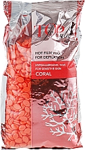 Wosk do depilacji w granulkach Koral - Italwax Top Formula Coral — Zdjęcie N2