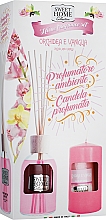 Kup Zestaw - Sweet Home Collection Orchid & Vanilla (diffuser/100ml + candle/135g)