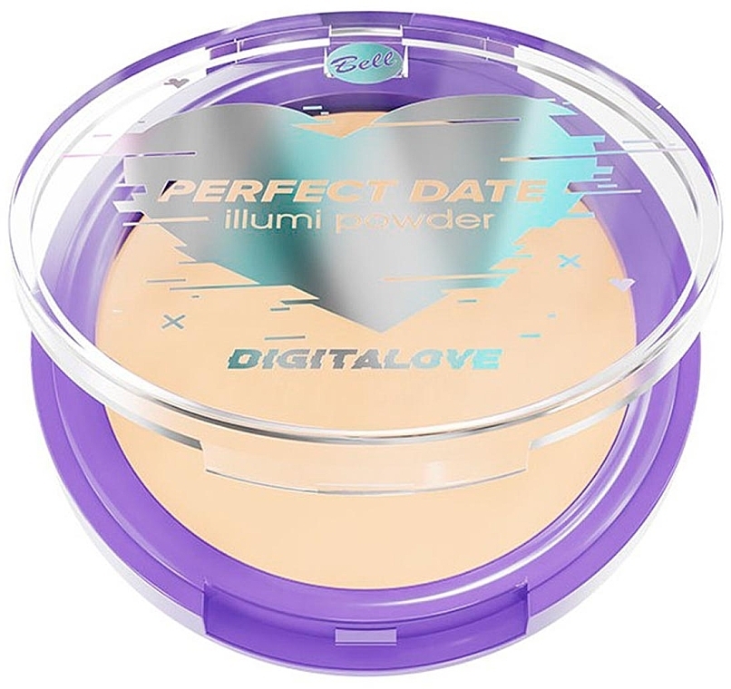 Puder do twarzy - Bell DigitaLove Compact Powder Perfect Day Illumi Powder  — Zdjęcie N1