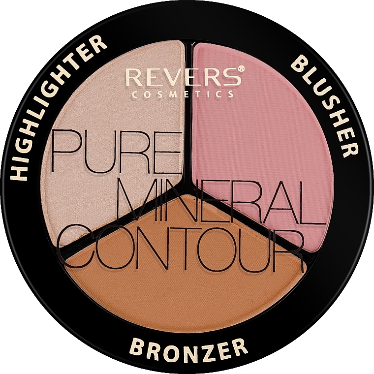 Paleta do konturowania twarzy - Revers Pure Mineral Contour — Zdjęcie N2