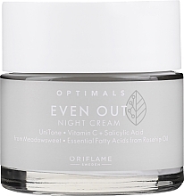 PREZENT! Krem do twarzy na noc przeciw plamom pigmentacyjnym - Oriflame Optimals Even Out Night Cream — Zdjęcie N1