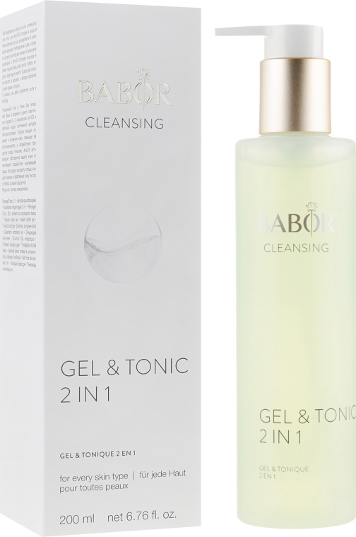 Żel-tonik do twarzy - Babor Cleansing Gel & Tonic 2 in 1 — Zdjęcie N1