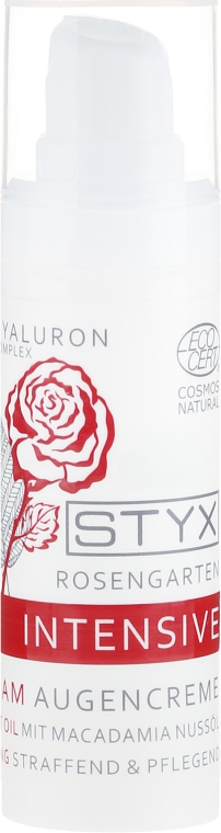 Krem do powiek z organicznym olejem makadamia - Styx Naturcosmetic Rose Garden Intensive Eye Cream — Zdjęcie N2