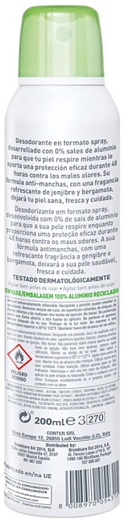 Dezodorant w sprayu - Natural Honey Fresh Desodorante Spray — Zdjęcie N2