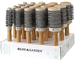 Zestaw, 19 produktów - Olivia Garden Bamboo Touch Blowout Thermal — Zdjęcie N1