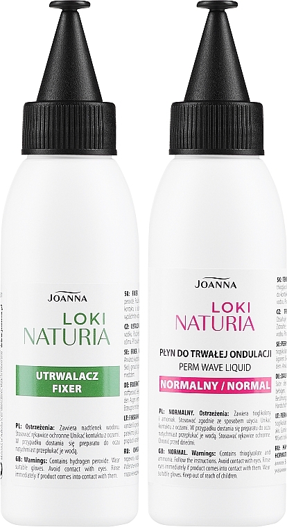 Płyn do trwałej ondulacji włosów normalnych - Joanna Naturia Loki Normal Perm Wave Liquid — Zdjęcie N2