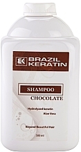PRZECENA! Regenerujący szampon do włosów zniszczonych - Brazil Keratin Intensive Repair Chocolate Shampoo * — Zdjęcie N3