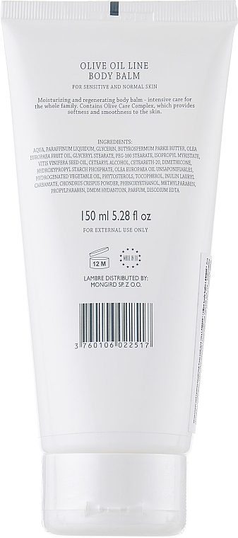 Oliwkowy balsam do ciała dla całej rodziny - Lambre Olive Oil Line Body Balm — Zdjęcie N2