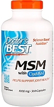 PRZECENA! Suplement diety MSM z OptiMSM w kapsułkach, 1000 mg - Doctor's Best * — Zdjęcie N2