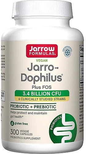 Suplement diety z kompleks Jarro-Dophilus i FOS - Jarrow Formulas Jarro-Dophilus + FOS — Zdjęcie N3