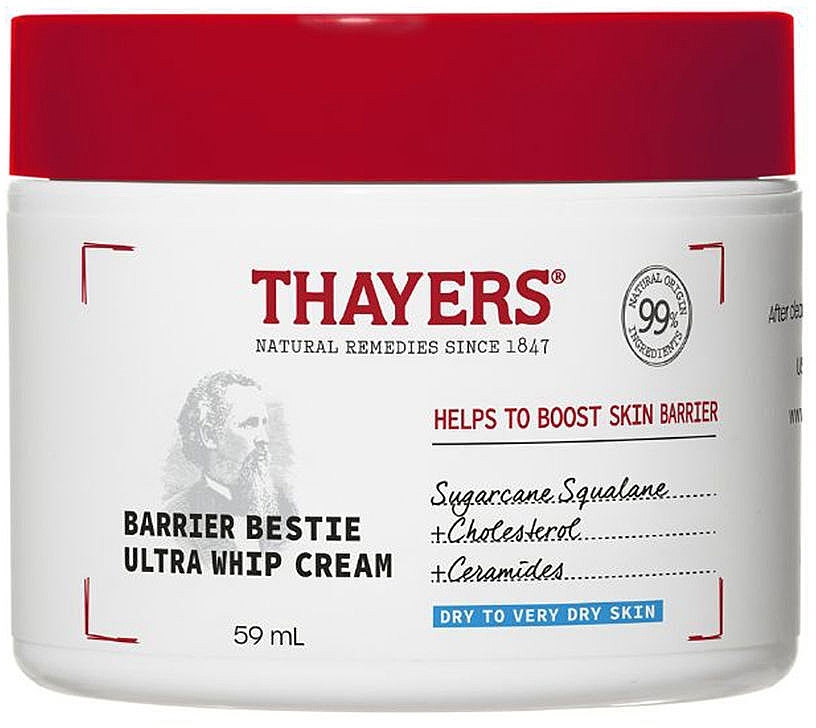 Krem do skóry suchej i bardzo suchej - Thayers Barrier Bestie Ultra Whip Cream — Zdjęcie N1