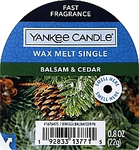 Kup Wosk zapachowy - Yankee Candle Balsam & Cedar Wax Melts