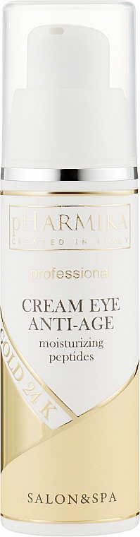 Krem pod oczy z peptydami - pHarmika Cream Eye Anti-Age Moisturizing Peptides — Zdjęcie N1