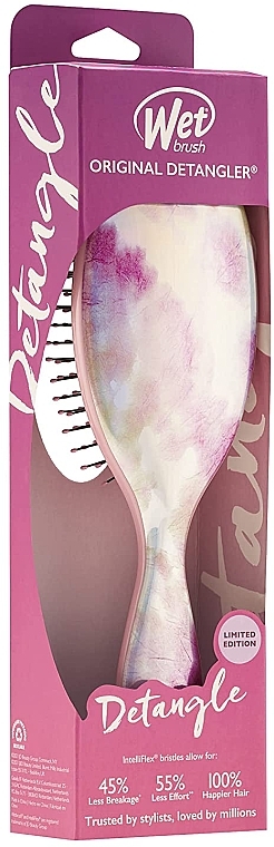 Szczotka do włosów - Wet Brush Original Detangler Watercolor Tye Dye Blush — Zdjęcie N3