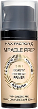 Kup Wielofunkcyjna baza pod makijaż - Max Factor Miracle Prep 3in1 Beauty Protect Primer SPF 30 PA+