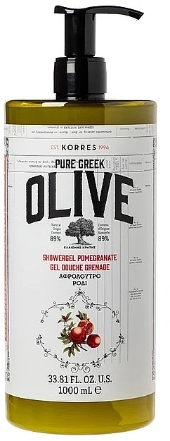 Żel pod prysznic Granat - Korres Pure Greek Olive Pomegranate Shower Gel — Zdjęcie N2