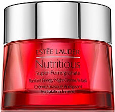 Kup Rozświetlająco-energizujący krem-maska do twarzy - Estee Lauder Nutritious Super-Pomegranate Radiant Energy Night Creme Mask