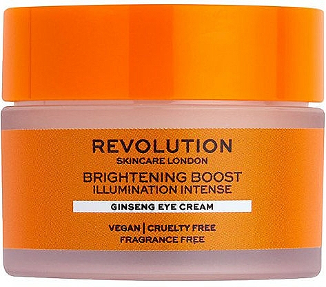 Rozjaśniający krem pod oczy z żeń-szeniem - Revolution Skincare Brightening Boost Ginseng Eye Cream — Zdjęcie N1