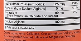 Potas i jod - Now Foods Potassium Plus Iodine — Zdjęcie N2