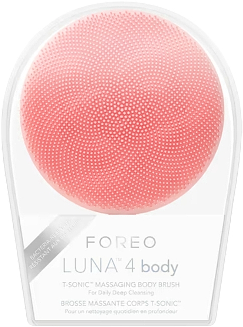 Urządzenie do masażu ciała - Foreo Luna 4 Body T-Sonic Massaging Body Brush Peach Perfect — Zdjęcie N4