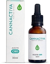 PRZECENA! Czysty olej CBD 2,5% pełnego spektrum - Cannactiva Purified CBD Oil 2,5% Full Spectrum * — Zdjęcie N4