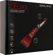 Maszynka do włosów, czerwona - Original Best Buy CEOX2 Cordless — Zdjęcie N3