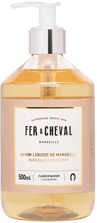Mydło marsylskie w płynie Kwiat oliwny - Fer A Cheval Marseille Liquid Soap Olive Blossom — Zdjęcie N1