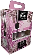 Kup Zestaw - Sweet Home Collection Orchid and Vanilla Gift Set (diffuser/100ml + candle/110g)